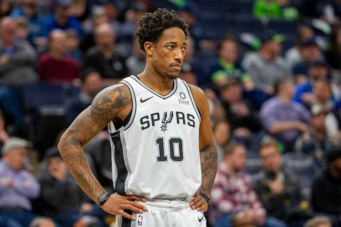 DeMar DeRozan doesn't seem to be in the Spurs long term plans